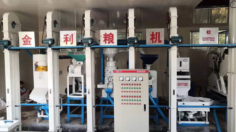 山東濟(jì)南長(zhǎng)清雙泉鎮(zhèn)NZJ 10噸小米成套加工設(shè)備安裝調(diào)試完畢